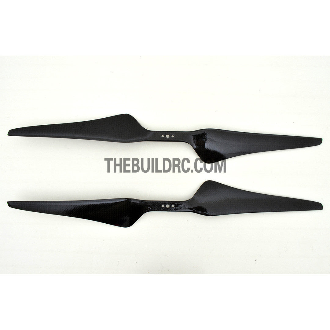 15 x 5.5" 1555 Carbon Fiber Dragon Fly Sharp Head Propeller for RC Multi Rotor Quadcopter (2pcs)
