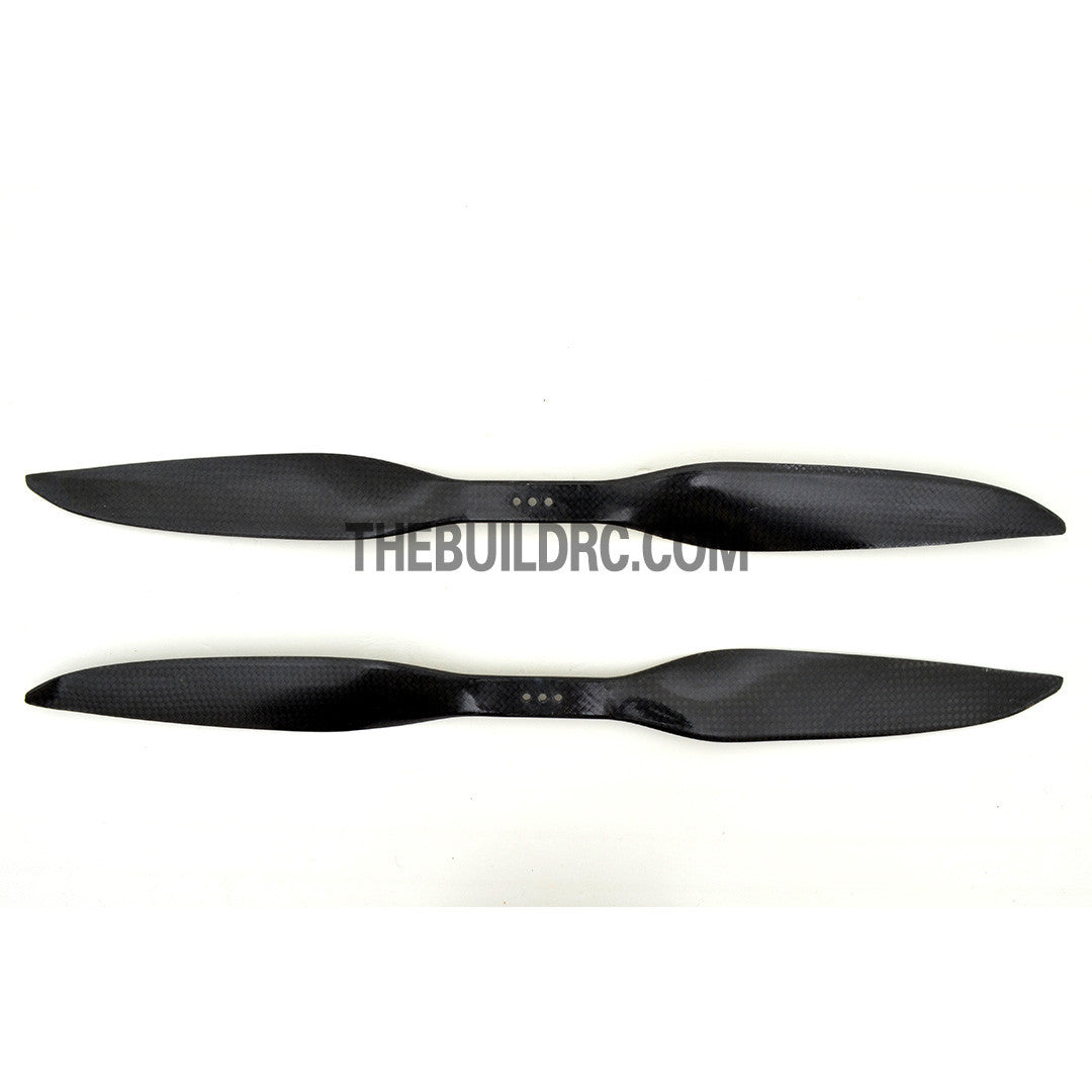 16 x 5.5" 1655 Carbon Fiber Dragon Fly Sharp Head Propeller for RC Multi Rotor Quadcopter (2pcs)