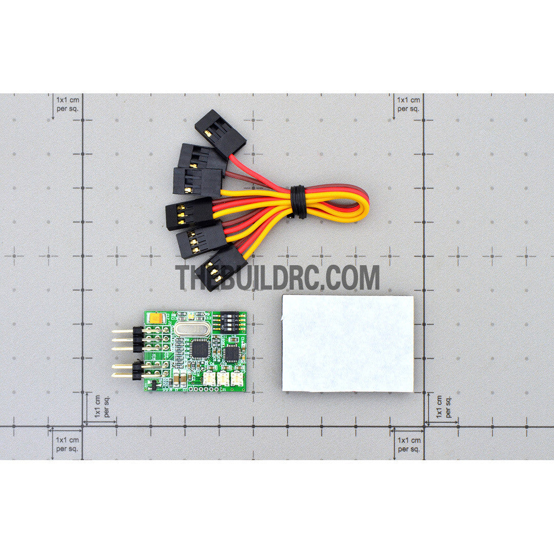 Eurgle RC Airplane Professional 3D Stabilized Flight Control 3 Axis Gyro