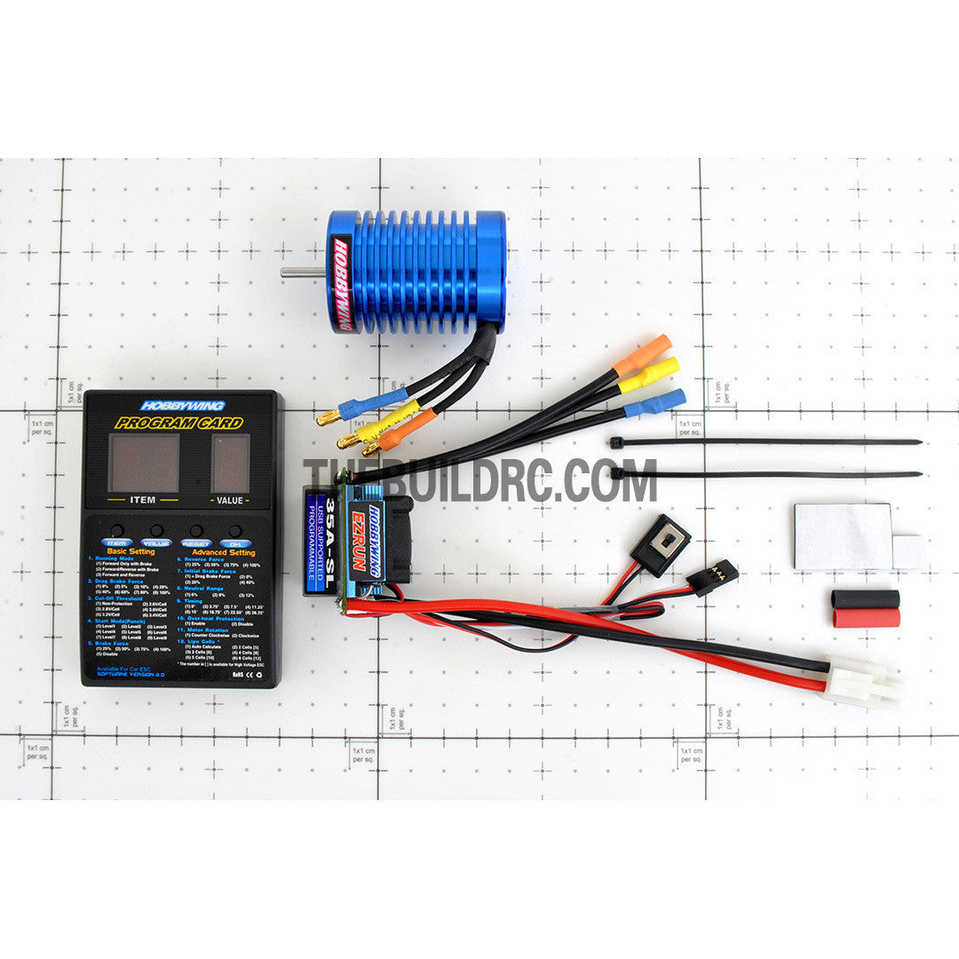 13T/35A ESC Brushless System for 1/10/1:12 R/C Car
