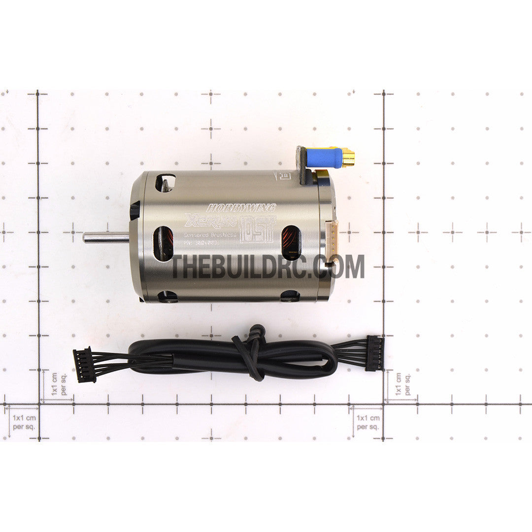 HobbyWing XERUN 10.5T 3650 3300KV Sensored Brushless Motor for 1/10 RC Competition Racing Car - Silver