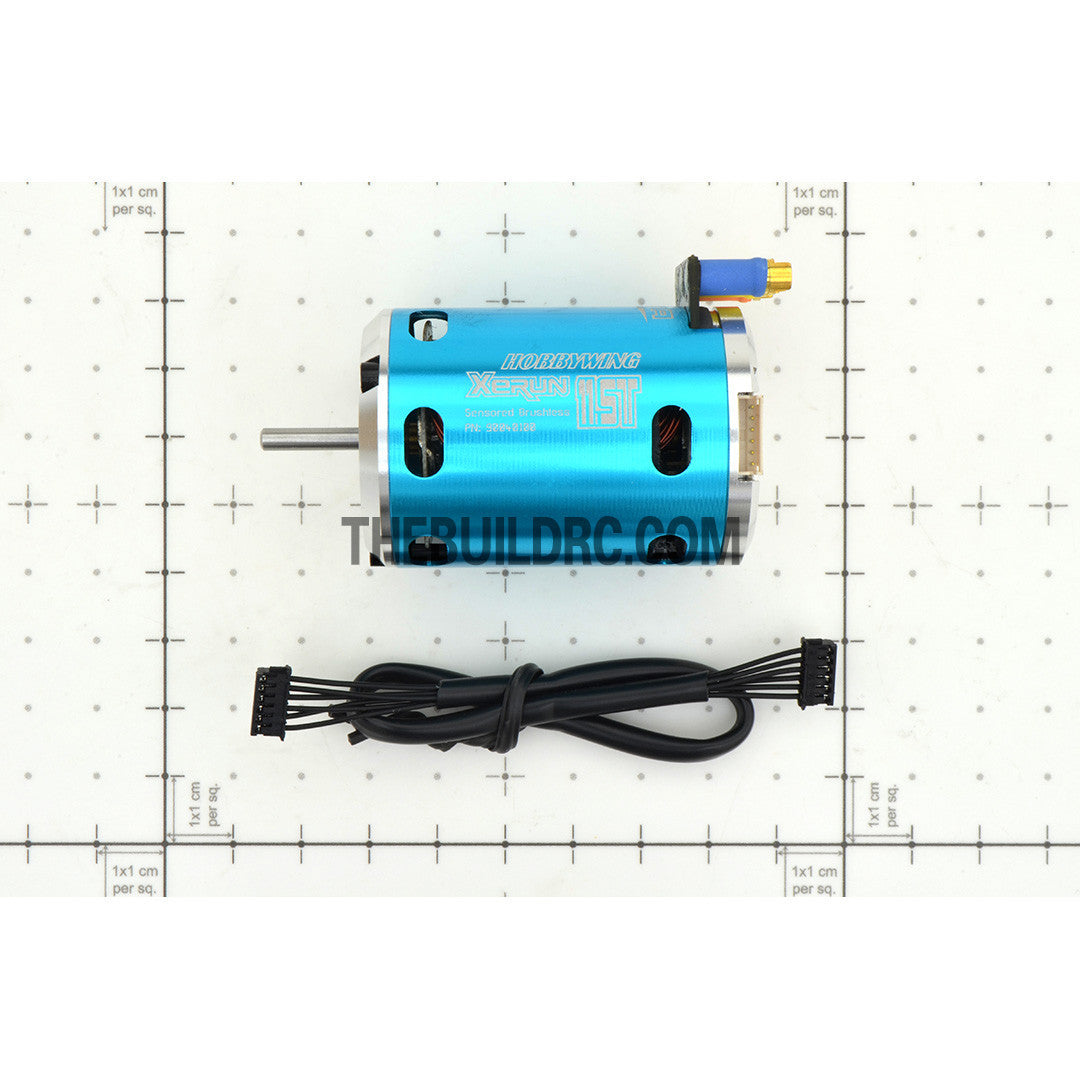 HobbyWing XERUN 11.5T 3650 3000KV Sensored Brushless Motor for 1/10 RC Competition Racing Car - Blue