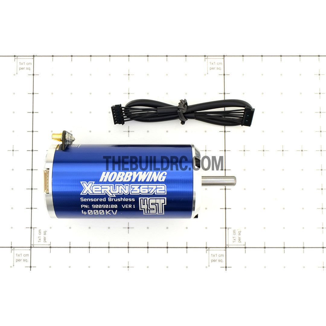 HobbyWing XERUN 3672 4000kv Sensored Brushless Motor for 1/10 RC SCT Car