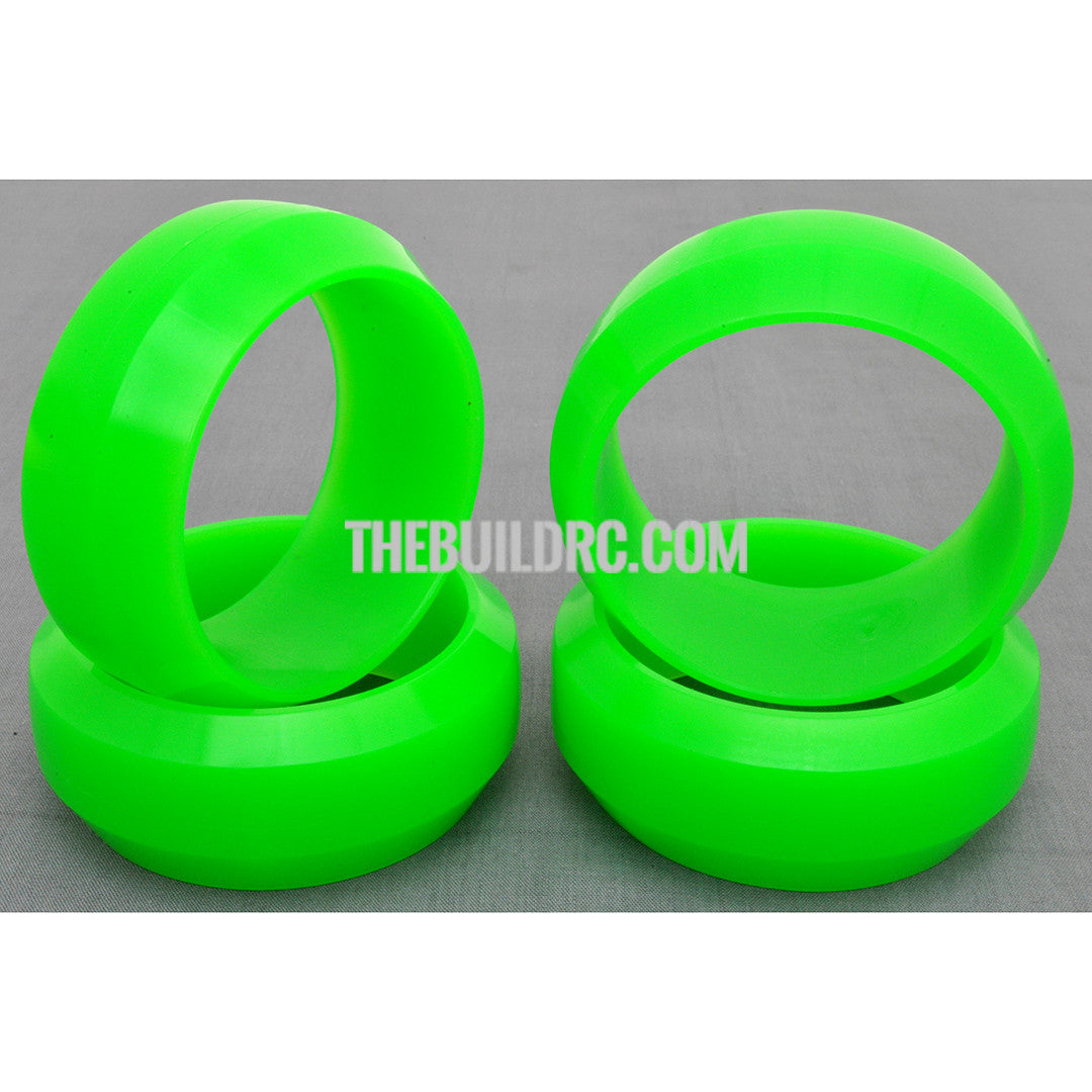 1/10 RC Car Rubber Diamond Cut 0 Degree DRIFT Tires (4pcs) - Green