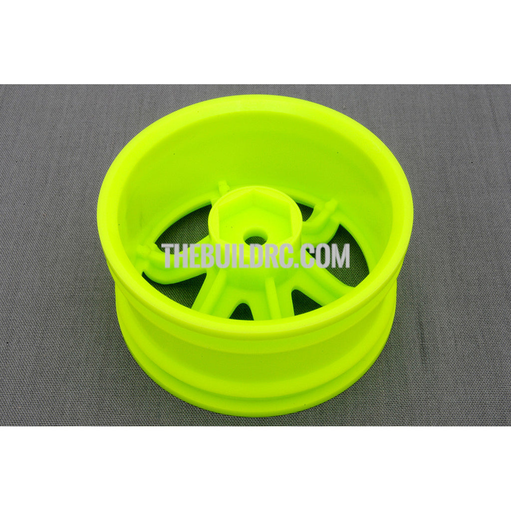 Coppia Ruote Complete Di Inserto 1/10 Drift Cerchio Cromato Nero VRX