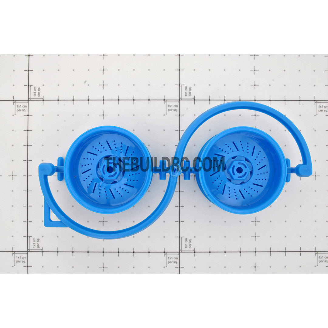 1/10 RC Car 3mm Offset 26mm Wheel Ring Set (2pc) - Light Blue