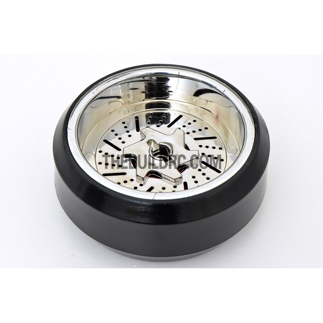 1/10 RC Car 20 Spoke 3mm Offset DRIFT Sporty Wheel with Diamond Irregular Cut DRIFT Tyres / Tires 4pcs - Gold