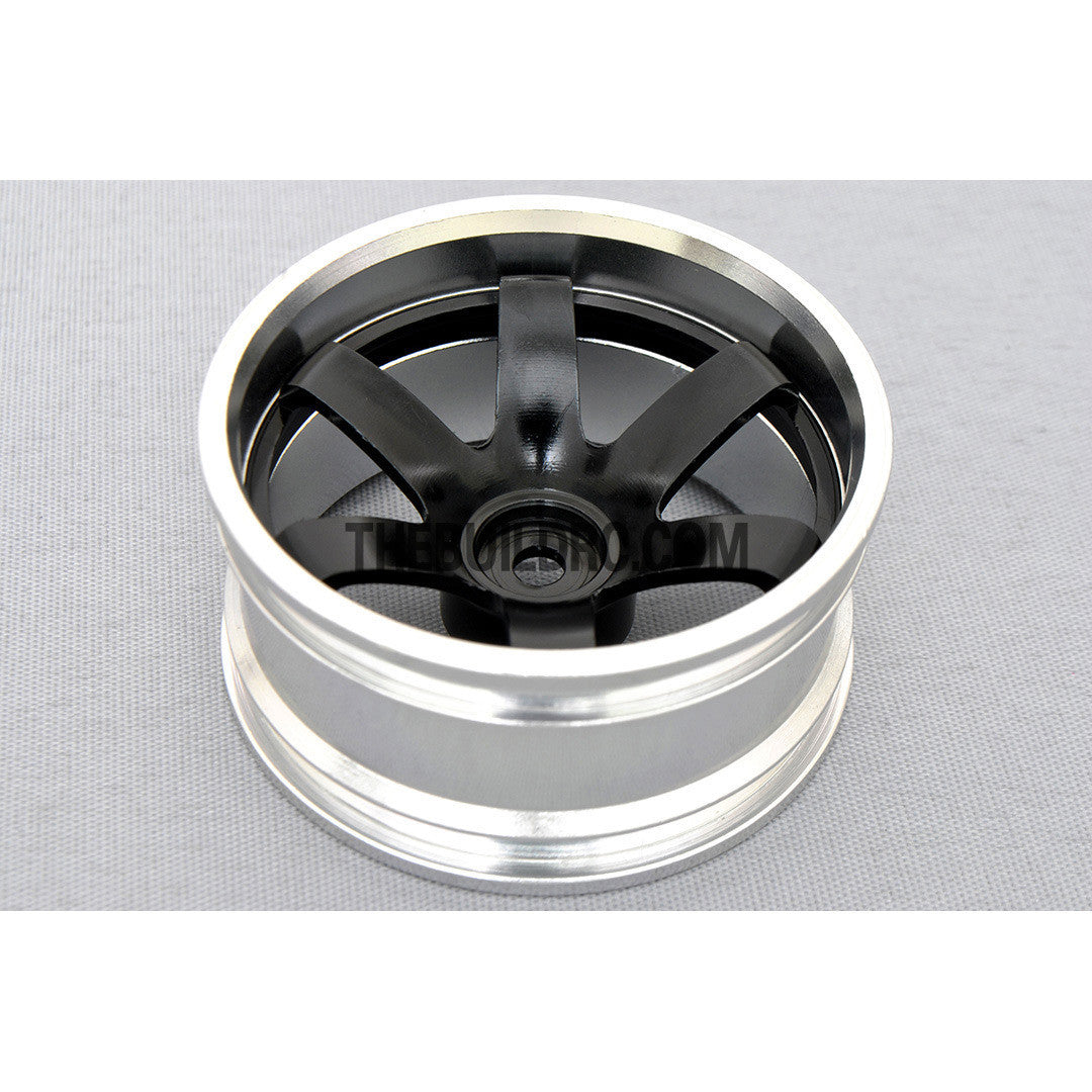 1/10 RC Car 6 Spoke 9mm Offset 26mm Alloy CNC Sports Wheel Rim (4pcs)