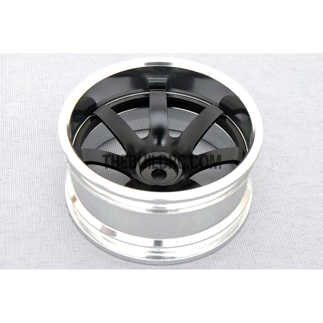 1/10 RC Car 7 Spoke 12mm Offset 26mm Alloy CNC Sports Wheel Rim (4pcs)