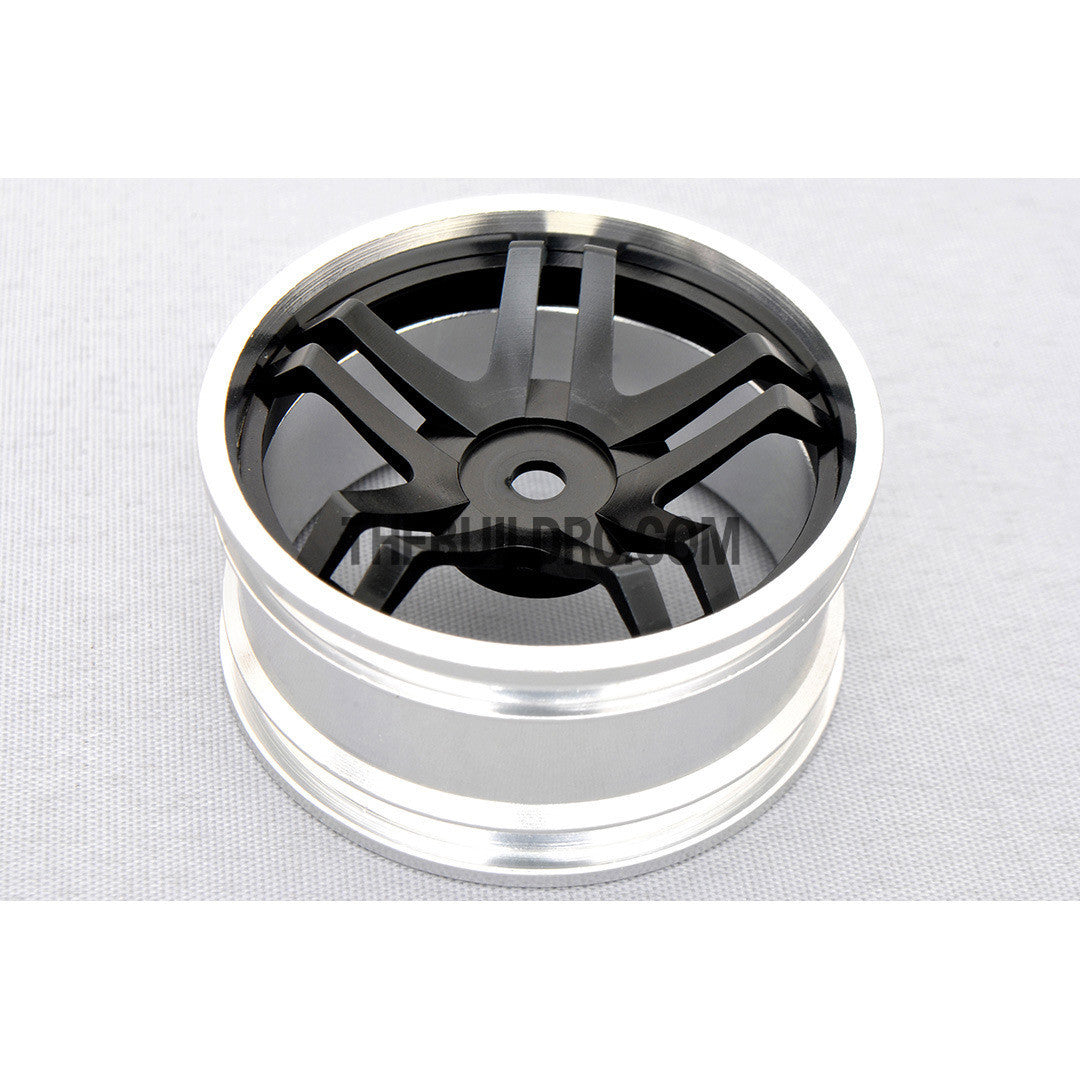 1/10 RC Car 5-Star 6mm Offset 26mm Alloy CNC Sports Wheel Rim (4pcs)