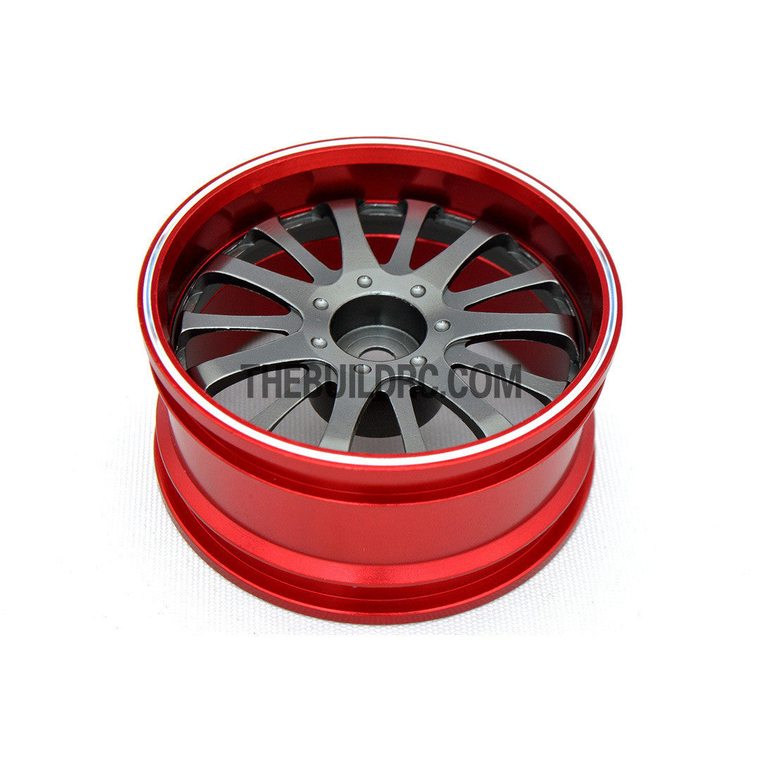 1/10 RC Car 14 Spoke 3mm Offset 26mm Alloy CNC Sports Wheel Rim (4pcs)