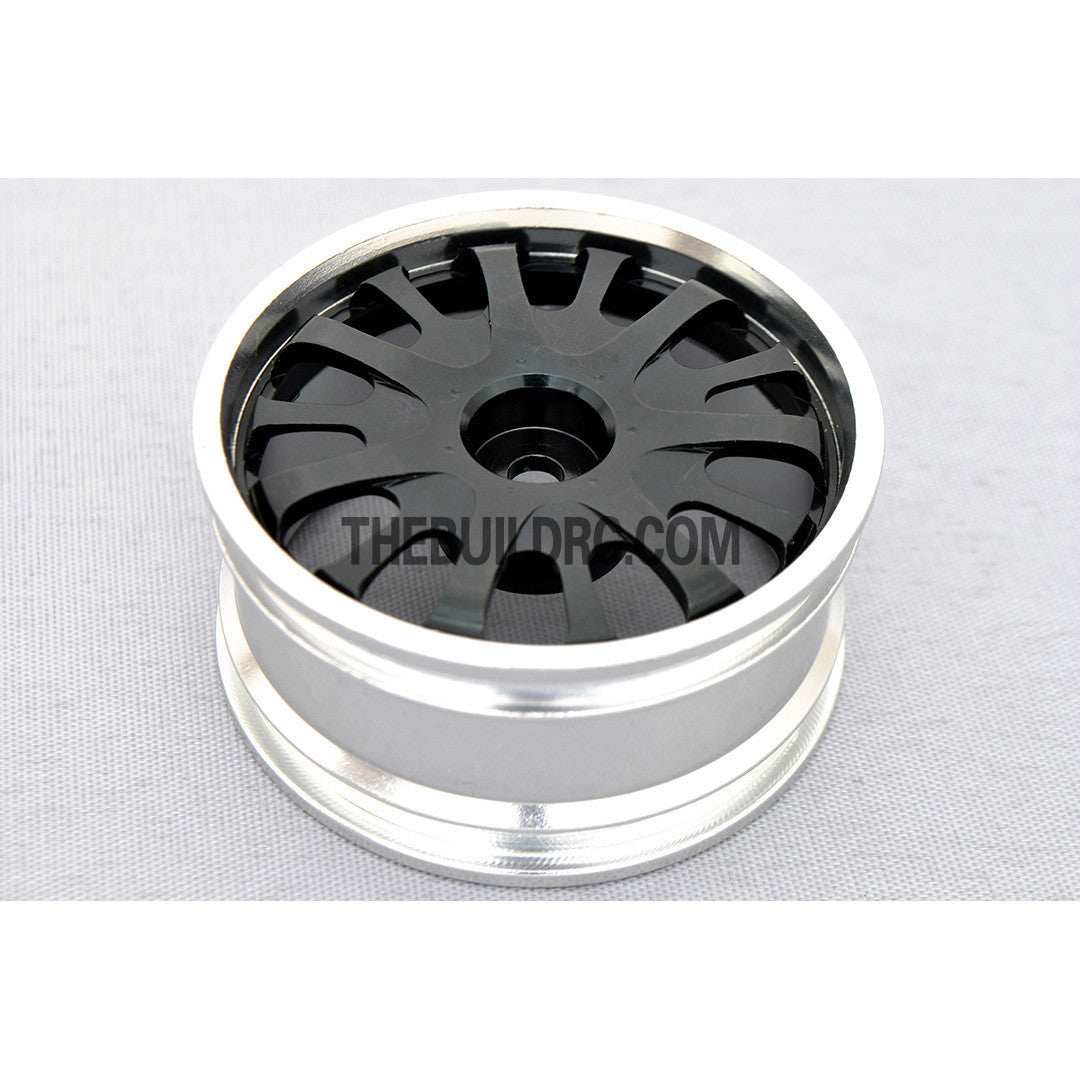1/10 RC Car 14 Spoke 0mm Offset 26mm Alloy CNC Sports Wheel Rim (4pcs)