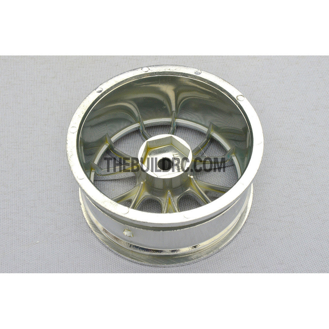 1/10 RC Car 12 Spoke 3mm Offset Drift 26mm Wheel Rim Set - Blue