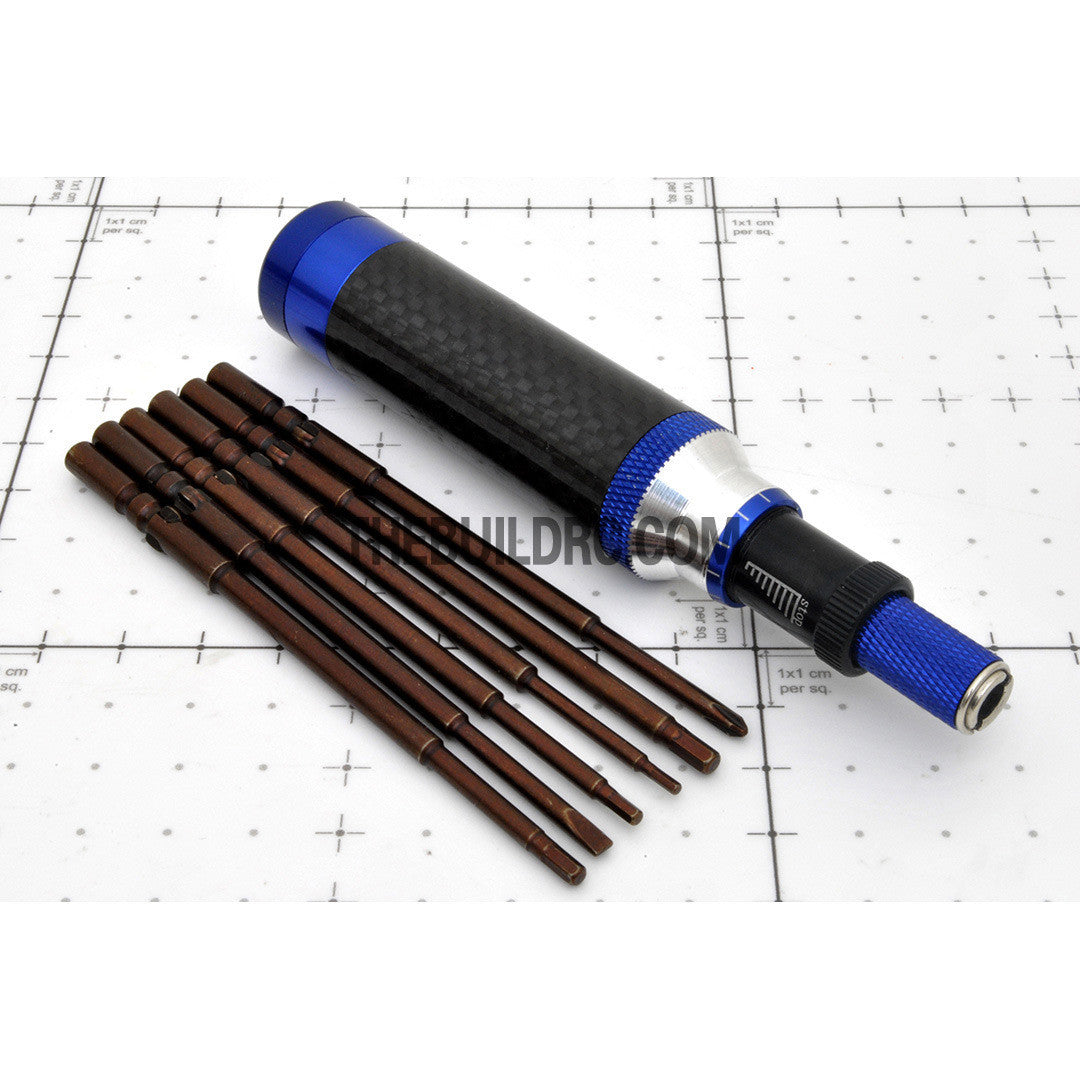 Ultra Durable 6-In-1 Hex Screw Driver - Blue