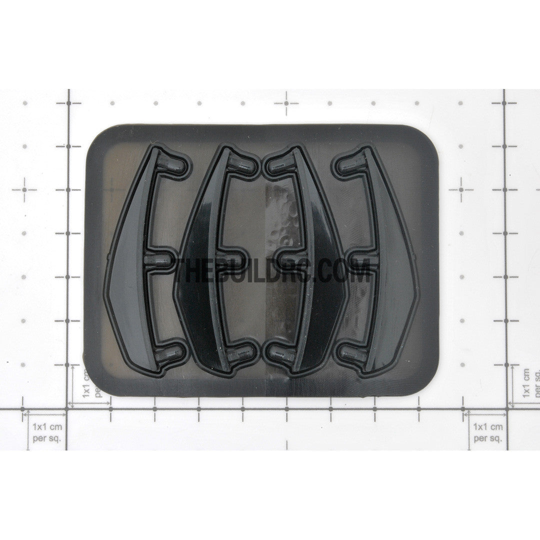 RC Car Body Silicon Fender Trim - Black