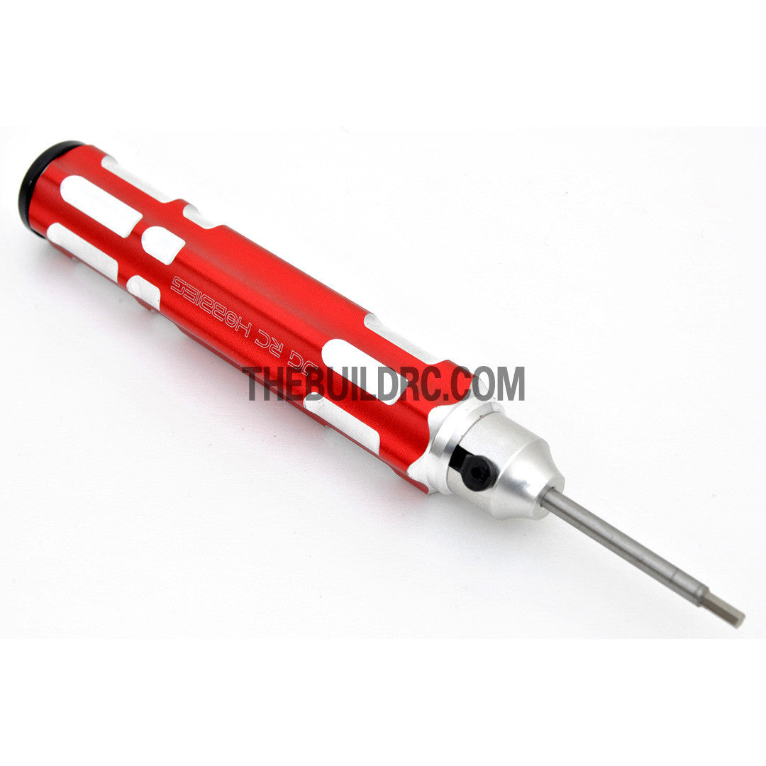 2.0mm Adjustable Length Hex Screw Driver - Red