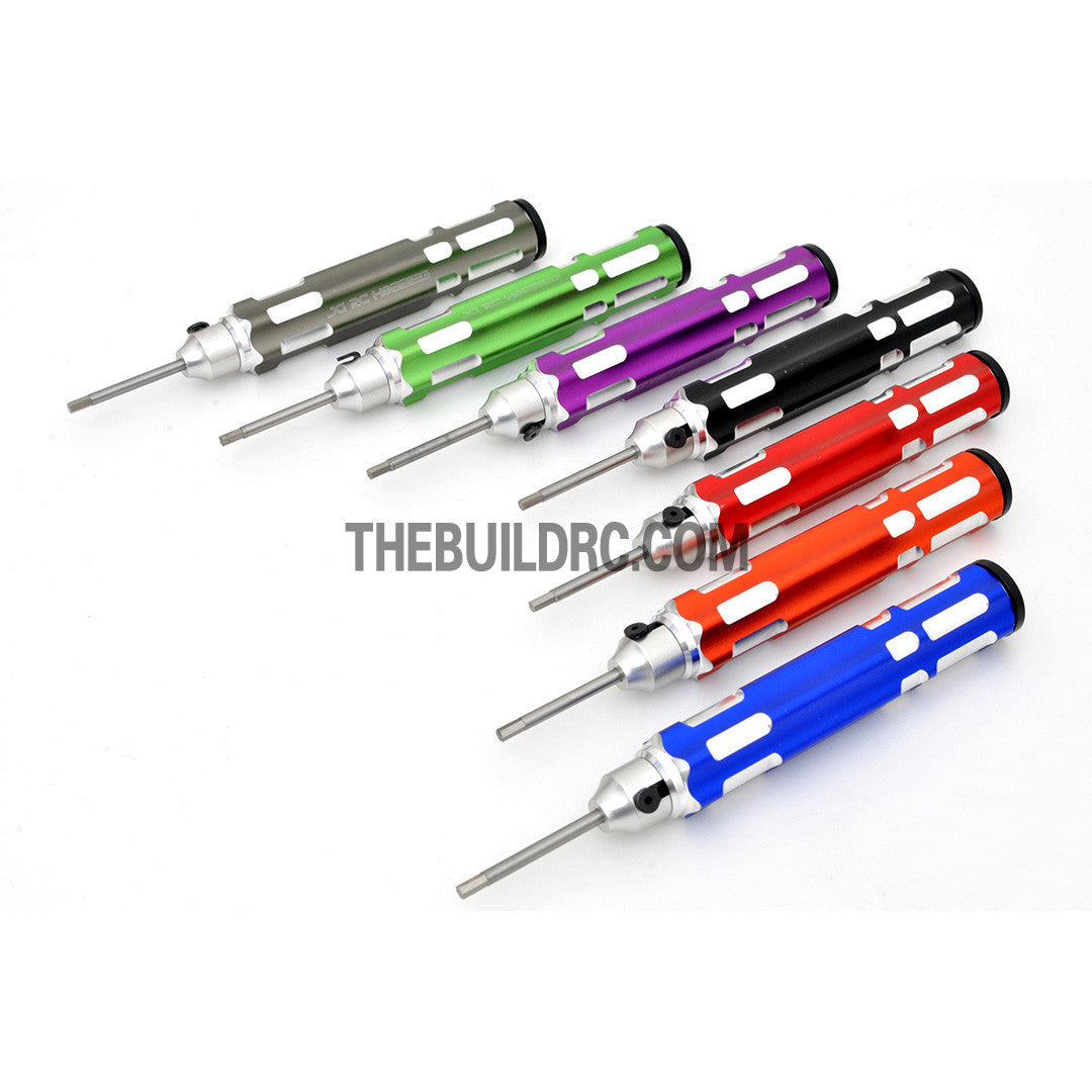 2.5mm Adjustable Length Hex Screw Driver - Black