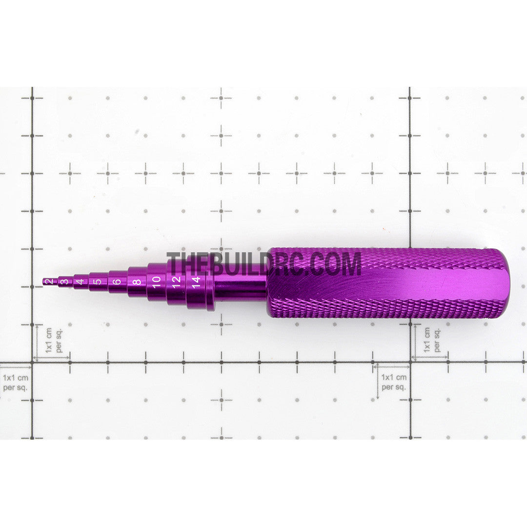 Aluminium RC Ball Bearing Remover - Purple