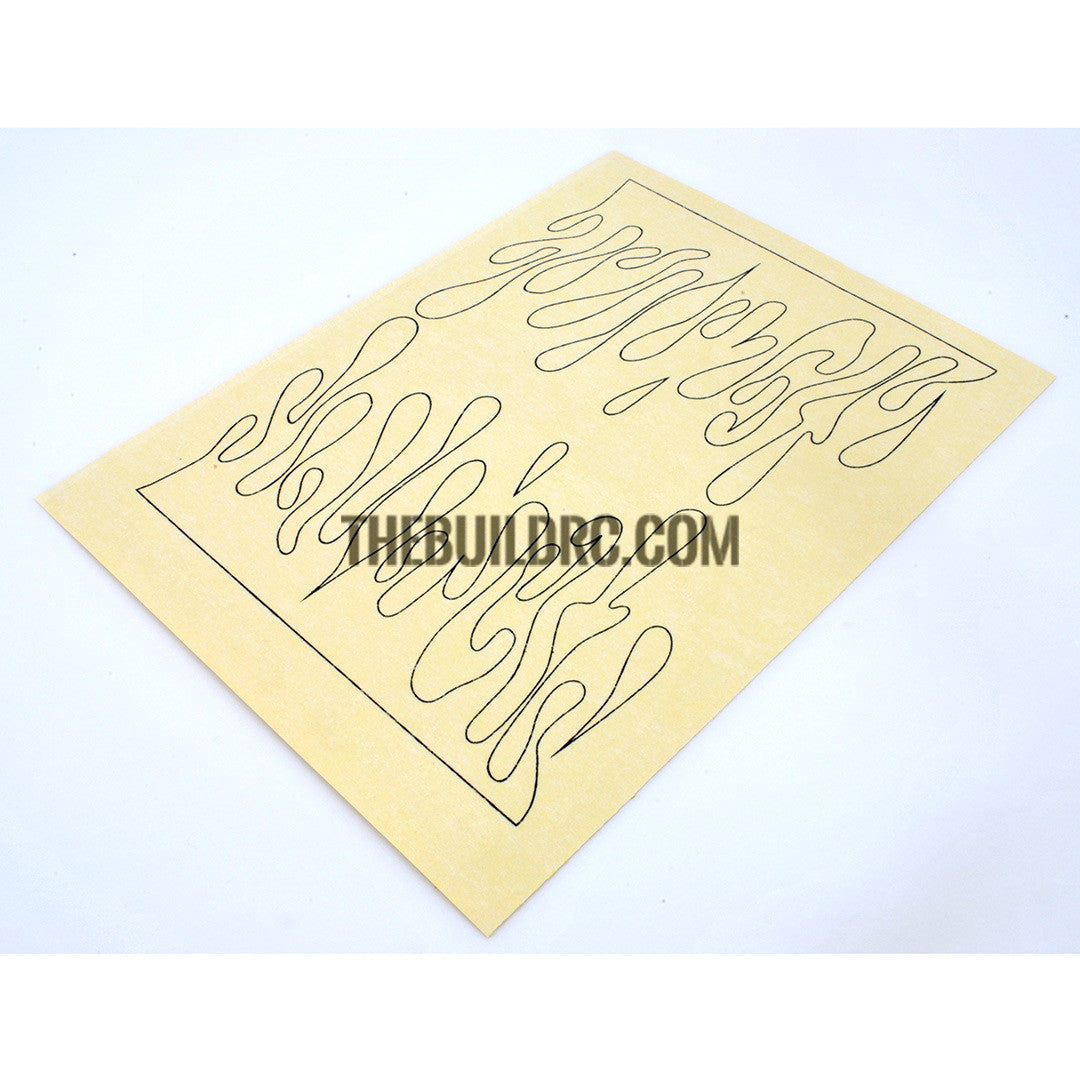 RC Plane Boat Car Body Painting Melting Printed Masking Tape
