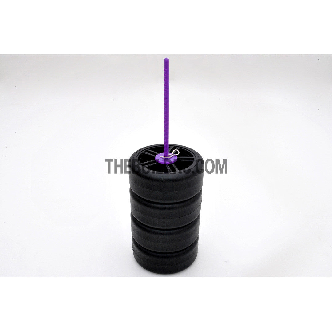 RC Car Plastic Wheel Stand Holder with Clips 5pcs - Purple