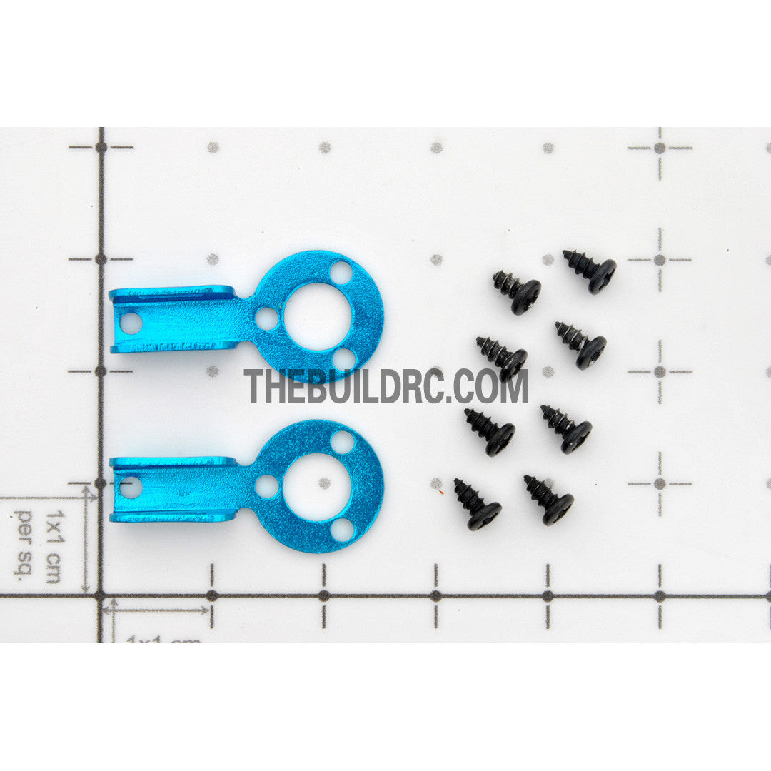 RC Car Body Alloy Clip / Holder (2pcs) - Blue