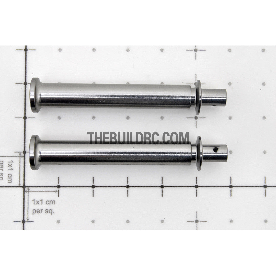 63mm Alloy Adjustable Body Stand / Pole (2pcs) - Silver