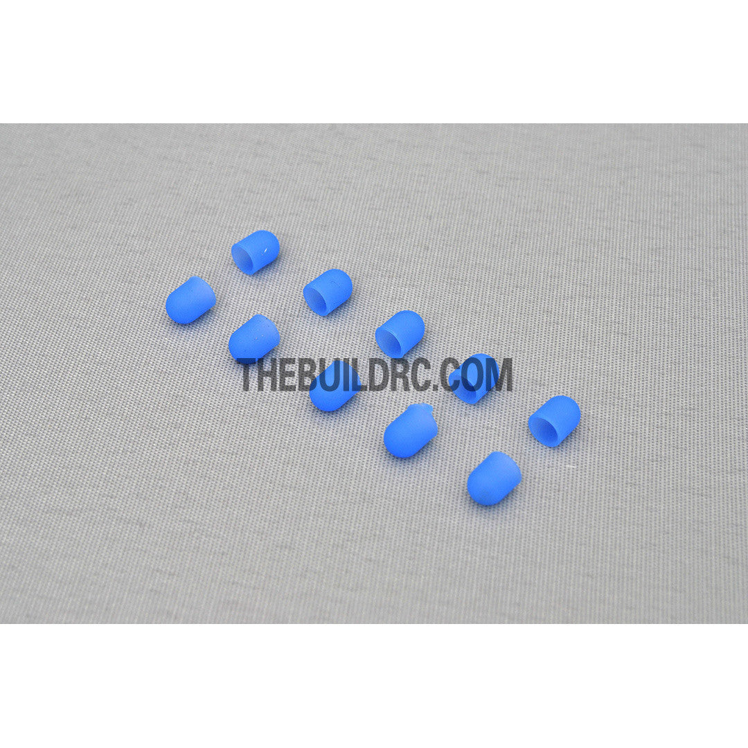 5mm Silicon LED Light Bulb Cap - Blue