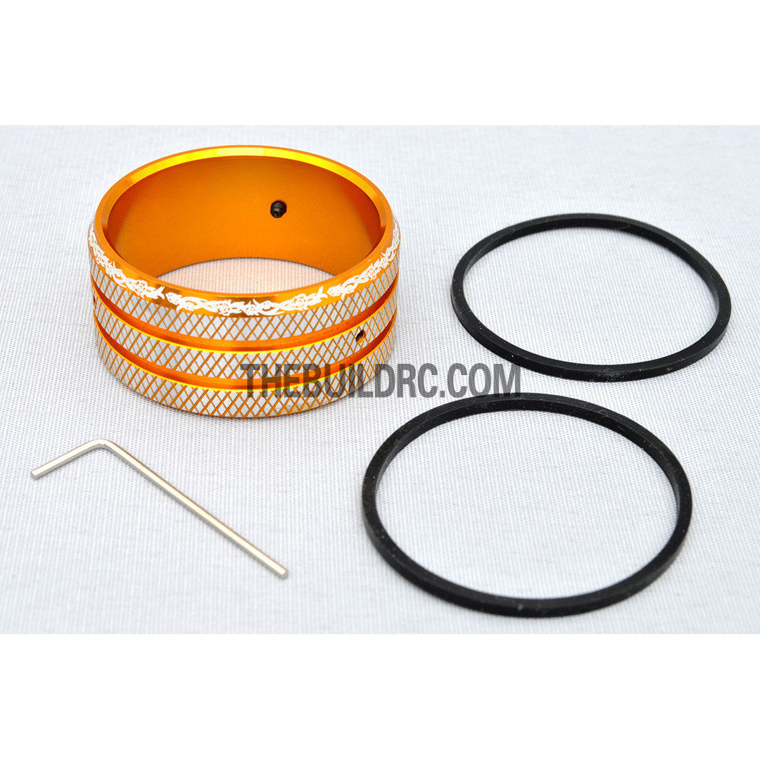 RC Car / Boat Radio Aluminum Steering Wheel for Futaba / Eurgle Radio - Gold