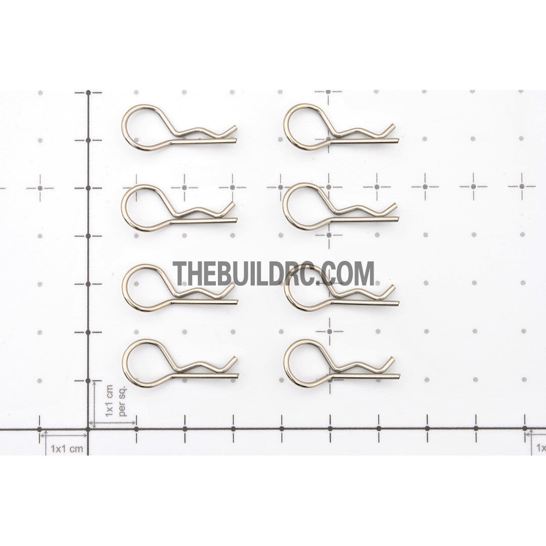 RC Car Body 25mm Shell Clips (8pcs)
