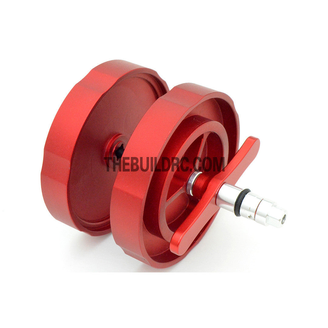 1/10 RC DRIFT Car Alloy Wheel / Rim Tire / Tyre Easy Installer / Uninstaller - Red