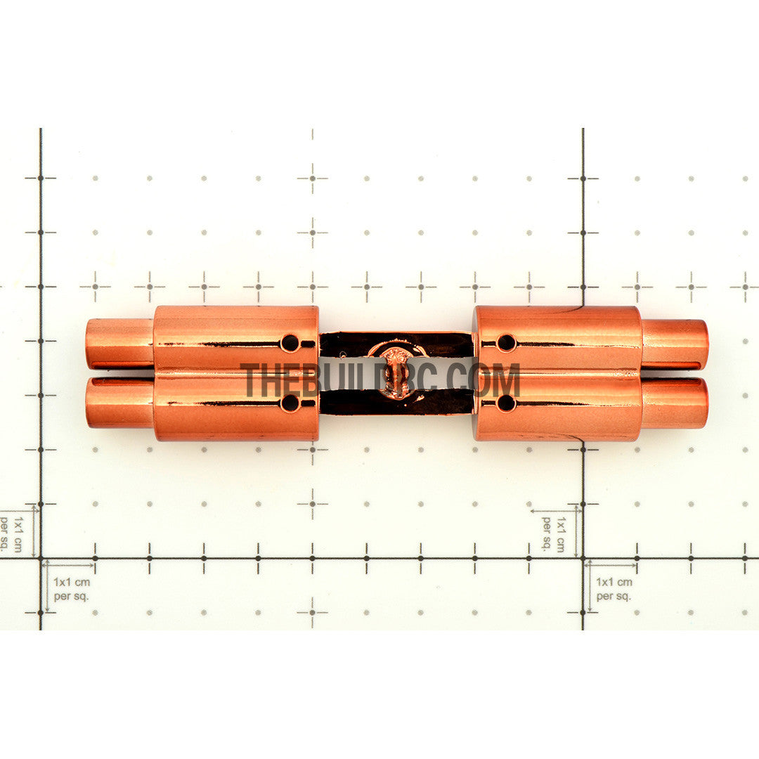 Twin Exhaust Pipe Dummy for 1/10 RC Racing Car - Copper