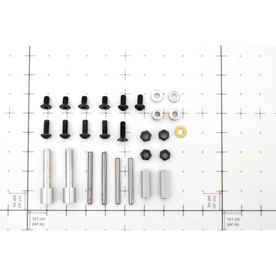 1/10 RC Car YKM Drift Package Plus Type C Carbon FIber Upgrade Kit - Silver