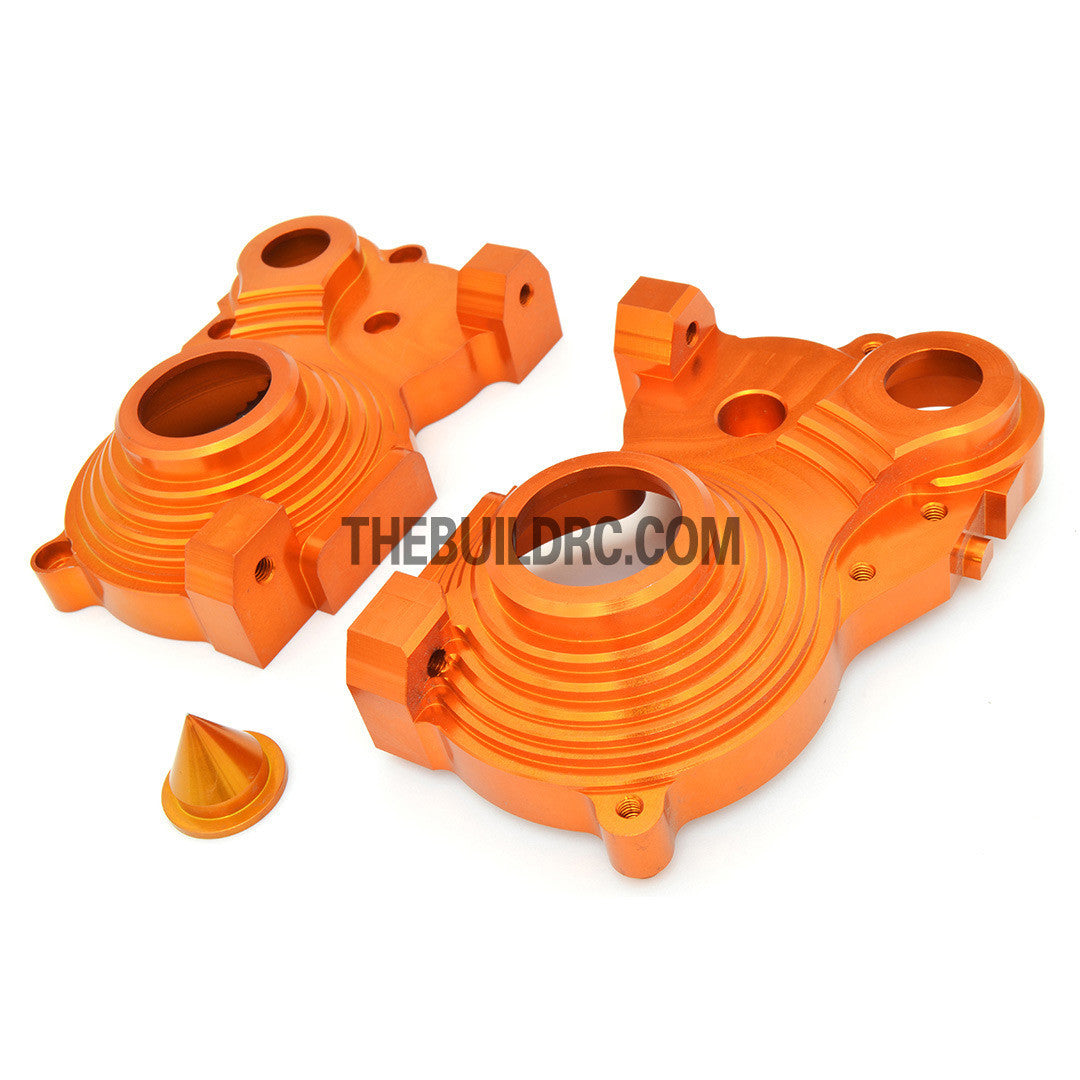 KM HPI Baja 5B 5T SS-Alloy Gear Box - Orange