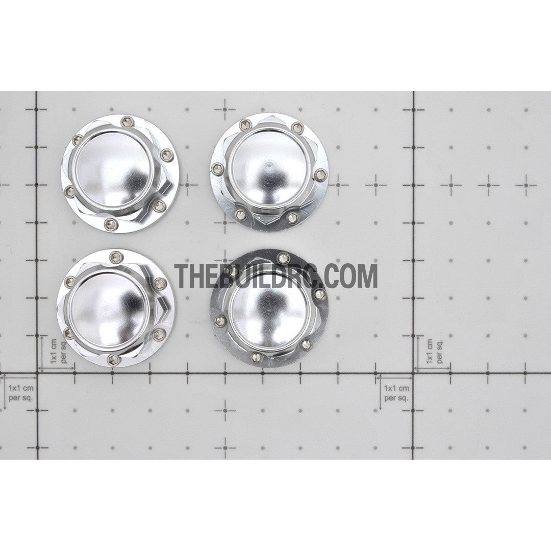 KM HPI Baja 5B 5T SS- Alloy Hub Nuts set - Silver