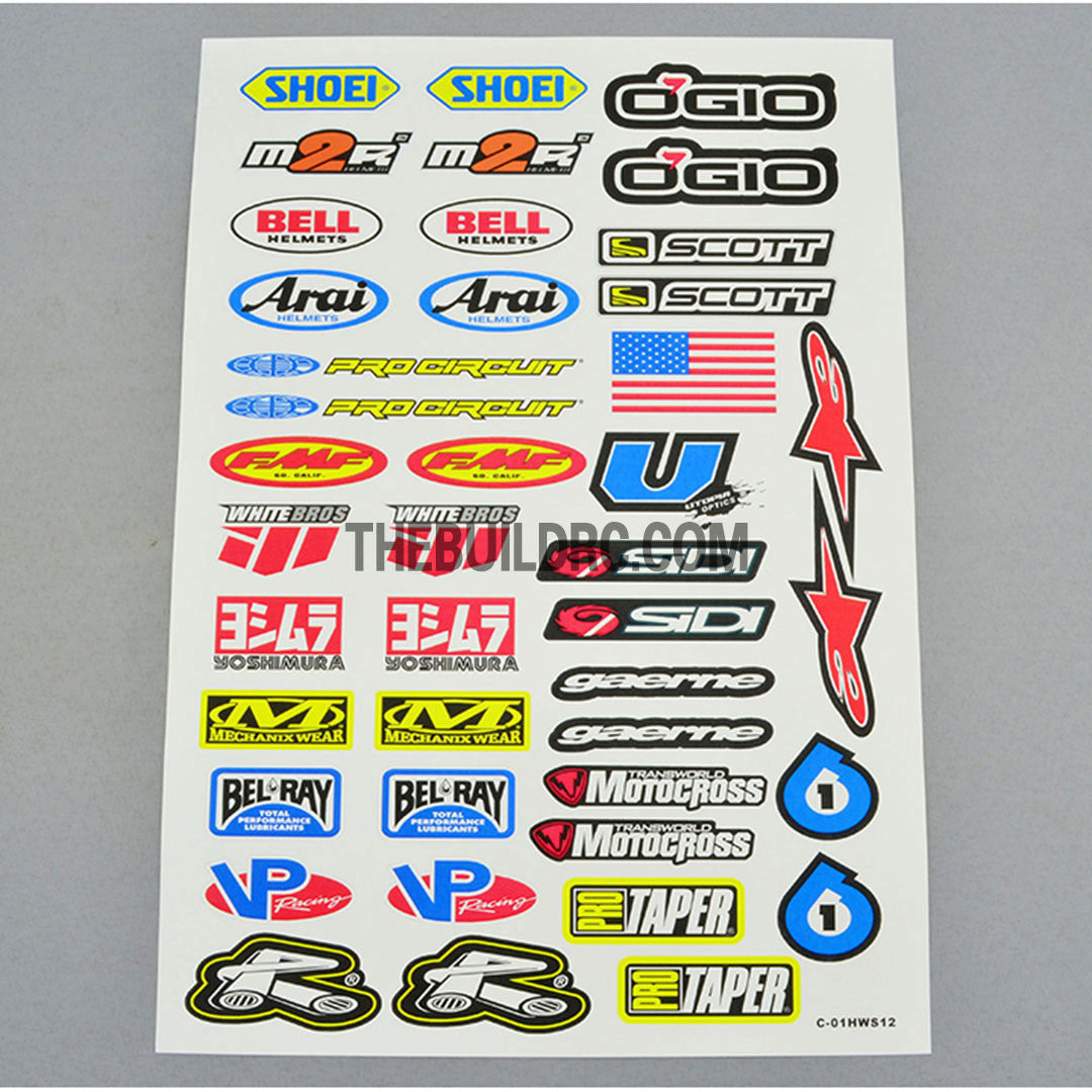 TRANSWORLD MOTORCROSS AQ Dispersible Thin Film Color Decal