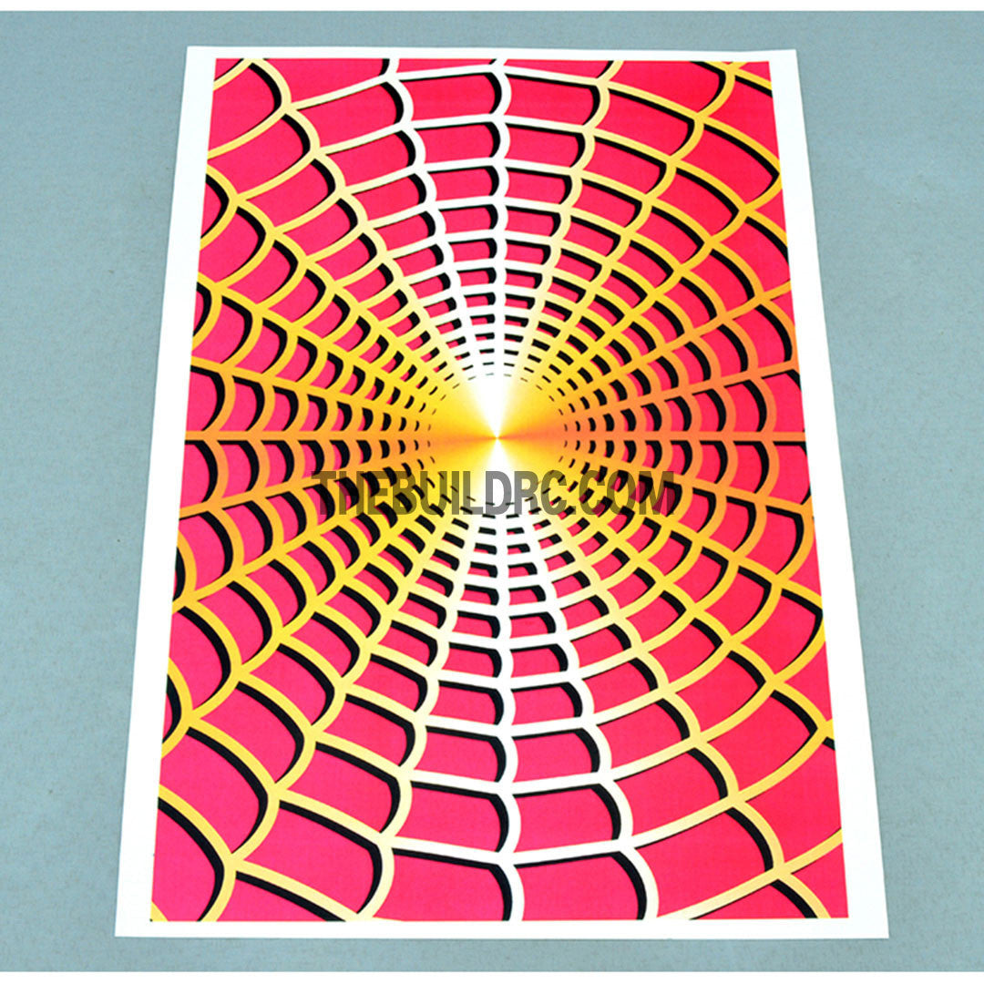 Spider Web AQ Dispersible Thin Film Color Decal - Yellow