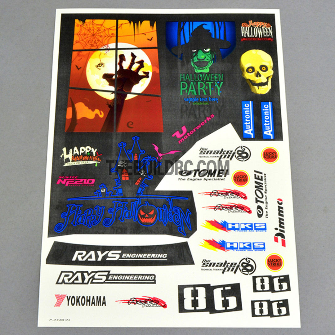 Halloween Party x Rays Engineering x Yokohama AQ Dispersible Thin Film Color Decal