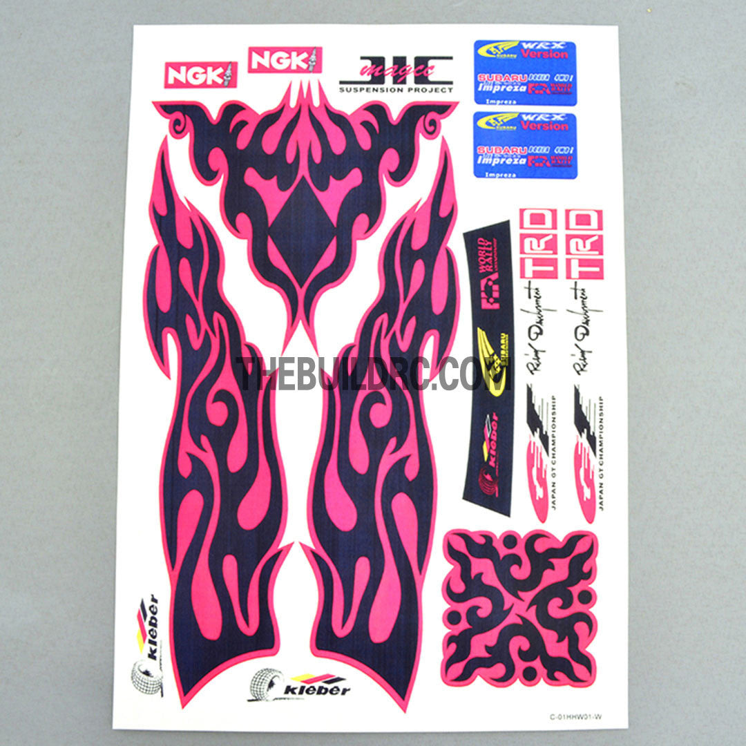 SUBARU WRX x KLEBER x Japan GT AQ Dispersible Thin Film Color Decal