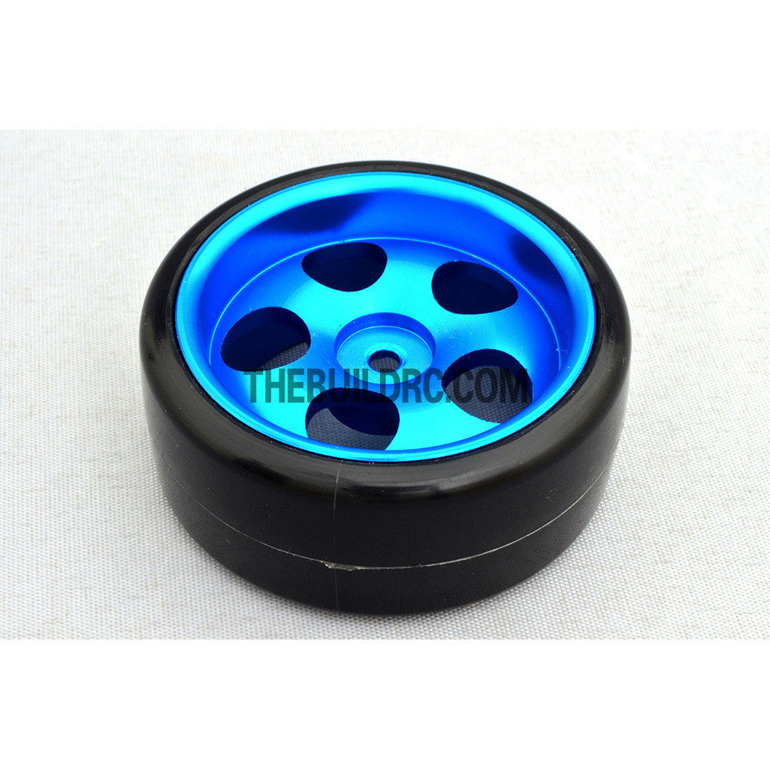 1/10 RC Car 5 Spot 3mm Offset DRIFT Alloy Wheel with HPI OEM T-DRIFT SLICK DRIFT Tyres / Tires 4pcs