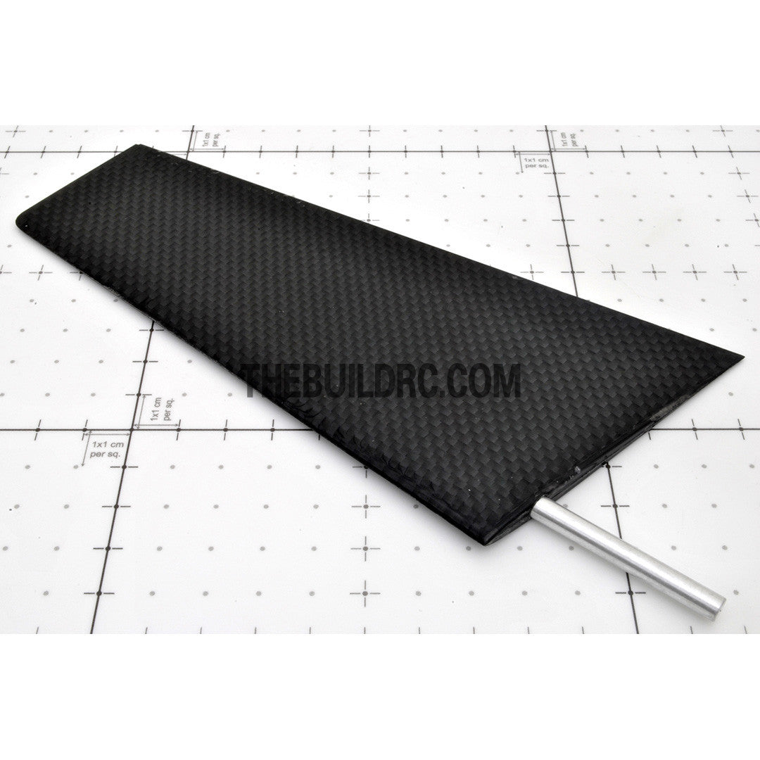 160 x 80mm RC R/c E Class Yacht Sailing Boat Carbon Fiber Rudder (Trapezoid)