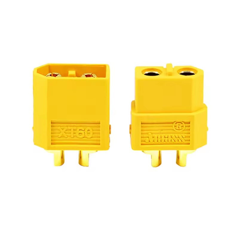 Authentic Amass Classic Patent Certified XT60 Male and Female Gold Plated High Current Airplane Model Plug Connector (10 sets)