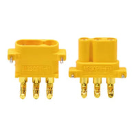 Amass MR30PW Male and Female Horizontal Three-core Model Airplane Power High-current Battery Plug Connector (10 sets)