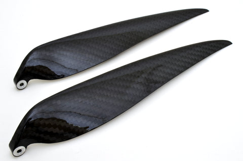18 X 11" Carbon Fiber RC EP Plane Folding Propeller