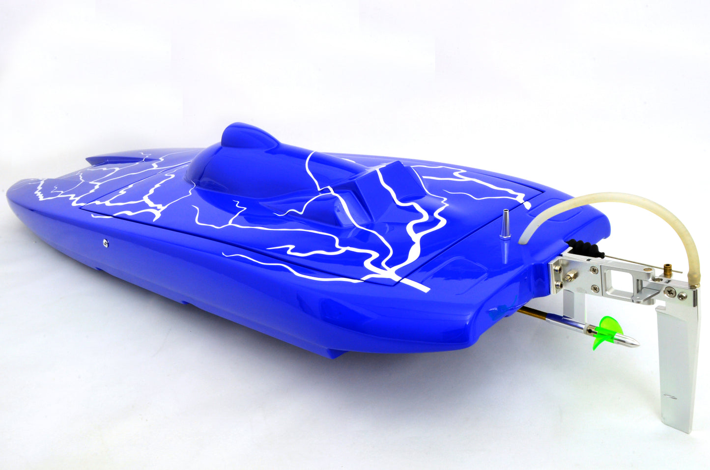36" RC EP Silver Fox Catamaran Single Power Epoxy Fiberglass ARR Racing Boat