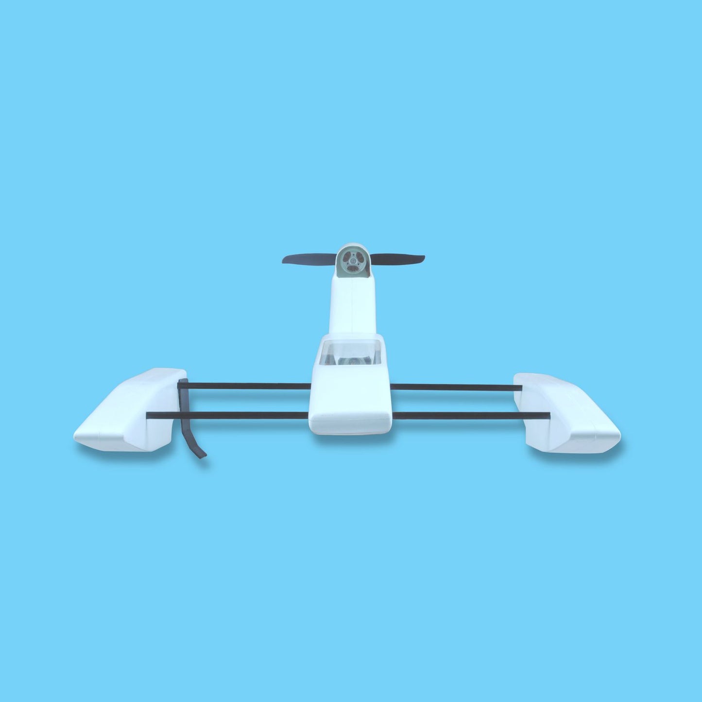ARROW-SIX  RC Airboat Outrigger Fiberglass made Hull for Superfast ~ 100km/hr ( 60mph)