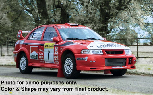 1/8 Lexan Clear RC Car GT Body Shell for LANCER EVOLUTION VI  WR8  Rally WB300mm