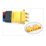 Amass MR30PW Male and Female Horizontal Three-core Model Airplane Power High-current Battery Plug Connector (10 sets)