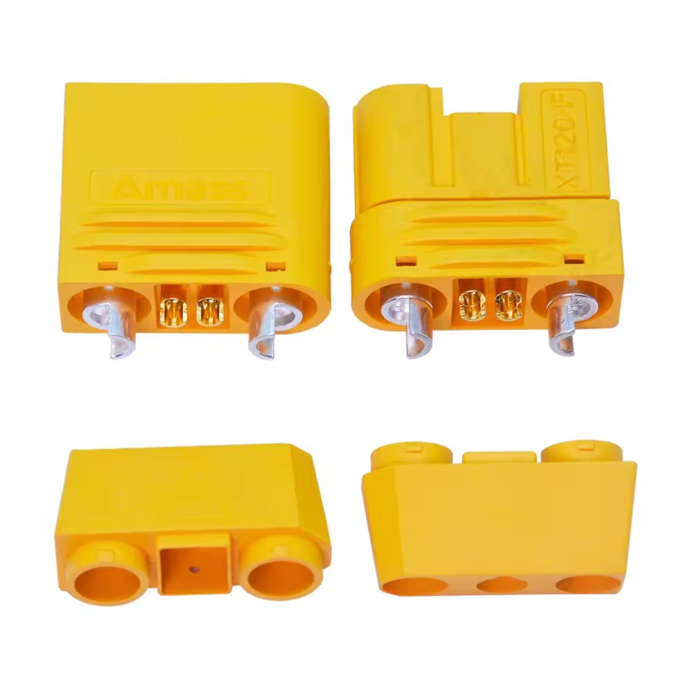 High Current Original Amass XT120 XT120-M XT120-F 2+2 Pin Plug Connector (10 pcs)