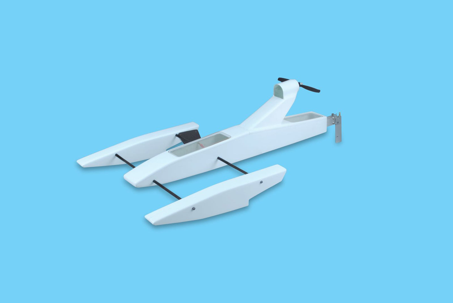 ARROW-SIX  RC Airboat Outrigger Fiberglass made Hull for Superfast ~ 100km/hr ( 60mph)