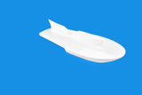 24" RC EP Epoxy Fiberglass Miss Supertest Hydroplane Scale Racing Boat Hull - White